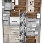 Apartment Stunning 3br 3bathroom 3ac Near Metro D2